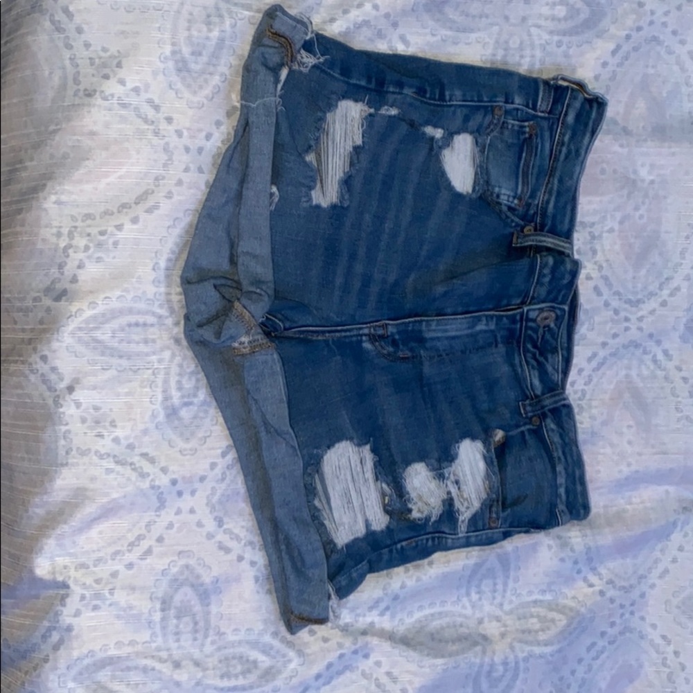 AE Ne(x)t Level High-Waisted Denim Short Short